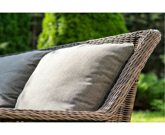 "Гляссе" лаунж-зона из искусственного ротанга, цвет коричневый, изображение 15 | Интернет магазин мебели и декора LifeDekor