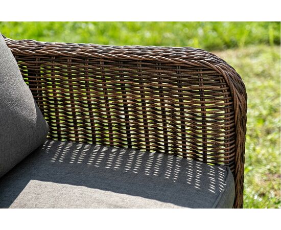 "Гляссе" лаунж-зона из искусственного ротанга, цвет коричневый, изображение 16 | Интернет магазин мебели и декора LifeDekor