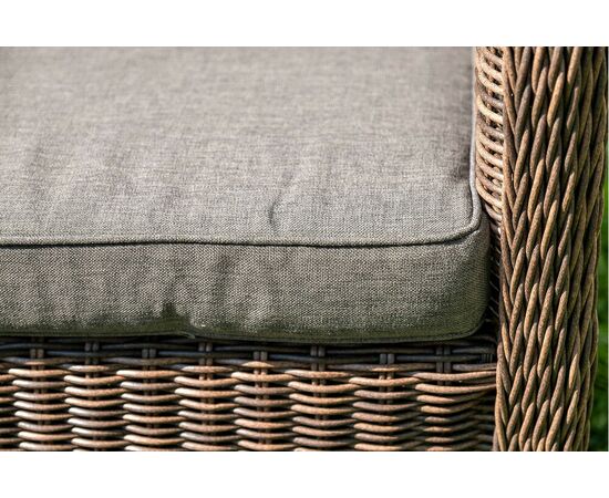 "Гляссе" лаунж-зона из искусственного ротанга, цвет коричневый, изображение 17 | Интернет магазин мебели и декора LifeDekor