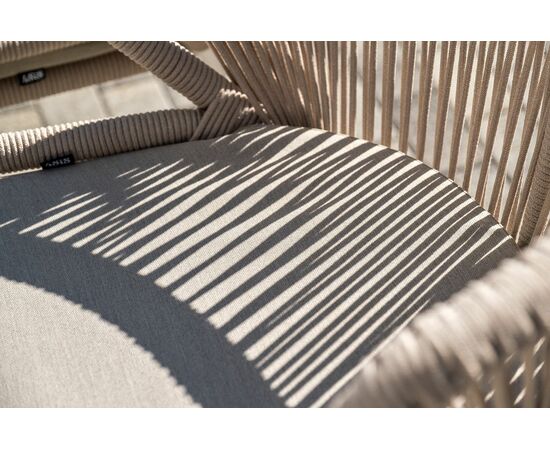 "Венето" обеденная группа на 6 персон со стульями "Милан", каркас белый, роуп бежевый, изображение 18 | Интернет магазин мебели и декора LifeDekor