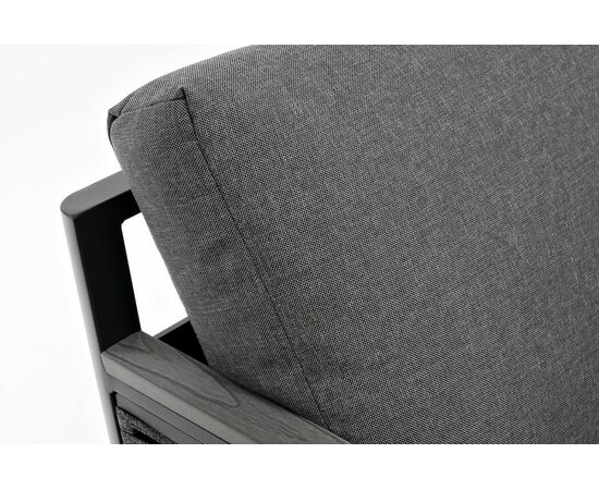 "Париж" угловой модульный диван, каркас из алюминия, цвет серый, изображение 5 | Интернет магазин мебели и декора LifeDekor