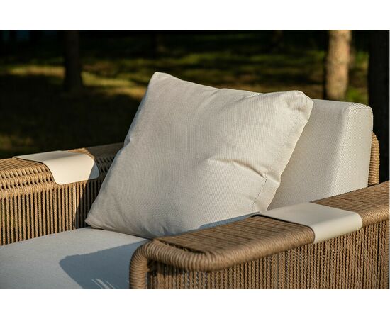 "Мальдивы" лаунж-зона из искусственного ротанга, цвет соломенный, изображение 14 | Интернет магазин мебели и декора LifeDekor