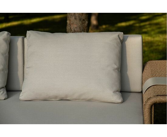 "Мальдивы" лаунж-зона из искусственного ротанга, цвет соломенный, изображение 15 | Интернет магазин мебели и декора LifeDekor