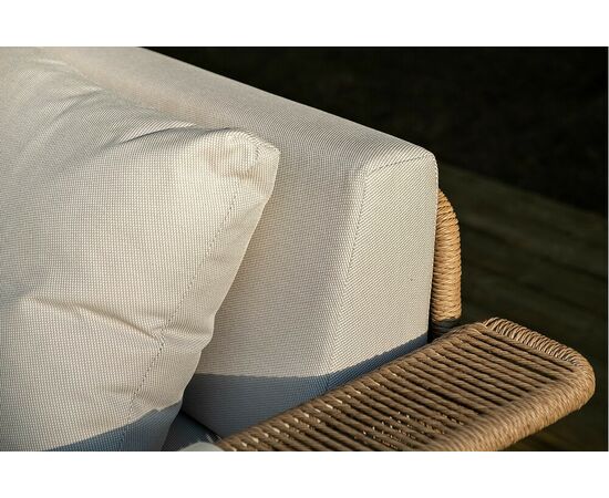 "Мальдивы" лаунж-зона из искусственного ротанга, цвет соломенный, изображение 16 | Интернет магазин мебели и декора LifeDekor