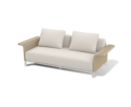 "Мальдивы" лаунж-зона из искусственного ротанга, цвет соломенный, изображение 24 | Интернет магазин мебели и декора LifeDekor