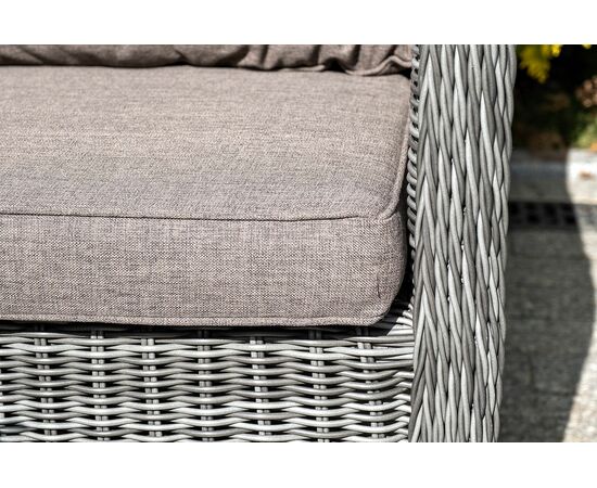 "Гляссе" лаунж-зона из искусственного ротанга, цвет графит, изображение 14 | Интернет магазин мебели и декора LifeDekor
