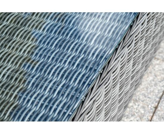 "Гляссе" лаунж-зона из искусственного ротанга, цвет графит, изображение 16 | Интернет магазин мебели и декора LifeDekor