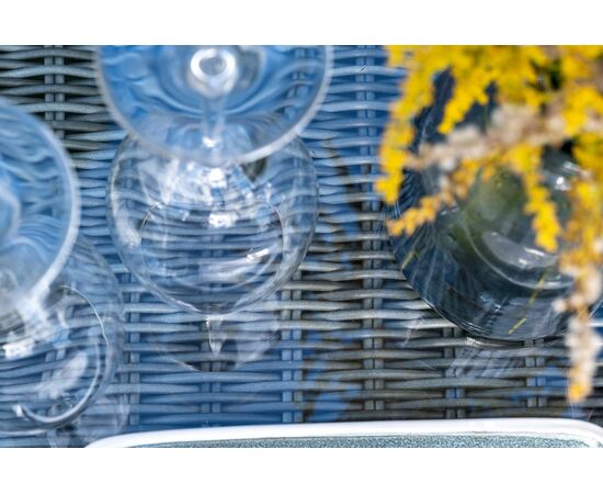 "Гляссе" лаунж-зона из искусственного ротанга, цвет графит, изображение 17 | Интернет магазин мебели и декора LifeDekor