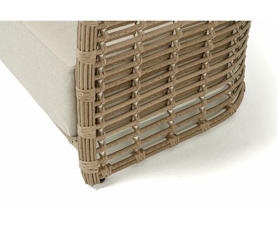 "Валенсия" диван из искусственного ротанга трехместный, цвет соломенный, изображение 4 | Интернет магазин мебели и декора LifeDekor