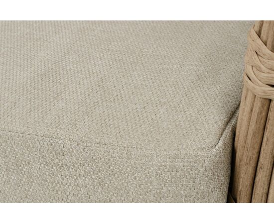 "Валенсия" диван из искусственного ротанга трехместный, цвет соломенный, изображение 6 | Интернет магазин мебели и декора LifeDekor