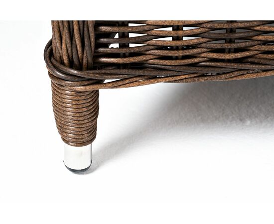 "Равенна" лаунж-зона из искусственного ротанга, цвет коричневый, изображение 9 | Интернет магазин мебели и декора LifeDekor