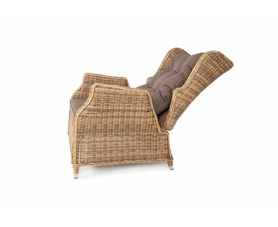 "Форио" кресло раскладное плетеное, цвет соломенный, изображение 5 | Интернет магазин мебели и декора LifeDekor