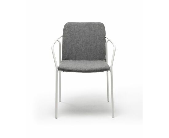 "Марокко" стул из текстилена nanotex, алюминиевый каркас, цвет серый, изображение 2 | Интернет магазин мебели и декора LifeDekor