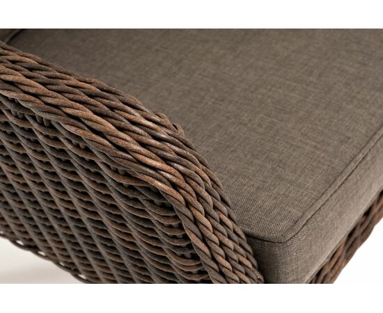 "Прованс" кресло из искусственного ротанга, цвет коричневый, изображение 4 | Интернет магазин мебели и декора LifeDekor