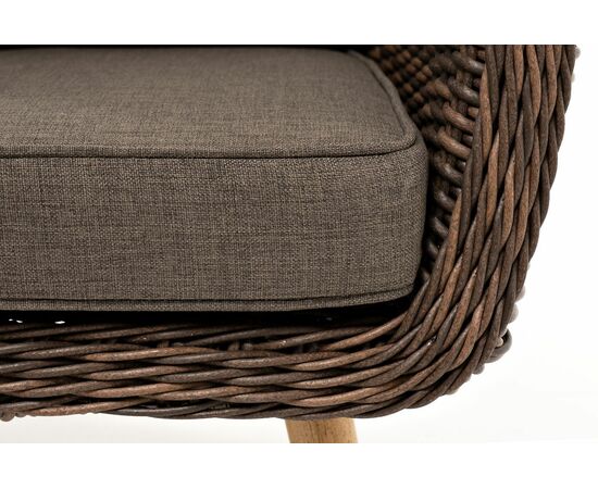"Прованс" кресло из искусственного ротанга, цвет коричневый, изображение 8 | Интернет магазин мебели и декора LifeDekor