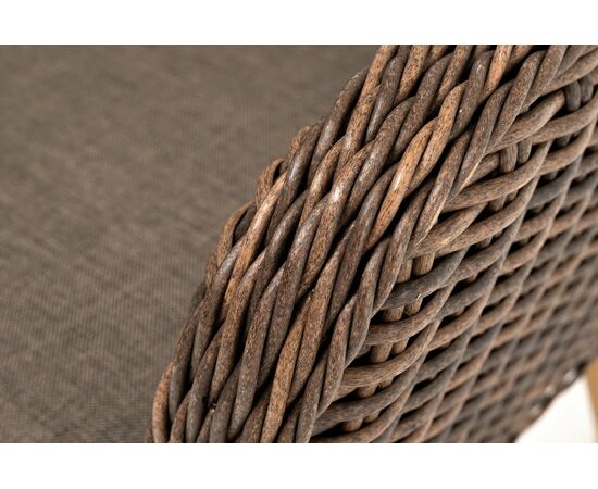 "Прованс" кресло из искусственного ротанга, цвет коричневый, изображение 9 | Интернет магазин мебели и декора LifeDekor