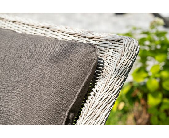 "Гляссе" лаунж-зона из искусственного ротанга, цвет бежевый, изображение 16 | Интернет магазин мебели и декора LifeDekor