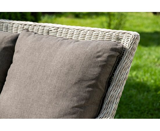 "Гляссе" лаунж-зона из искусственного ротанга, цвет бежевый, изображение 17 | Интернет магазин мебели и декора LifeDekor