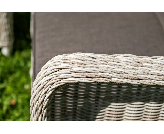 "Гляссе" лаунж-зона из искусственного ротанга, цвет бежевый, изображение 18 | Интернет магазин мебели и декора LifeDekor