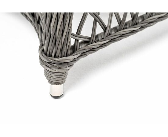 "Эспрессо–80 L" обеденная группа плетеная, цвет графит, изображение 9 | Интернет магазин мебели и декора LifeDekor