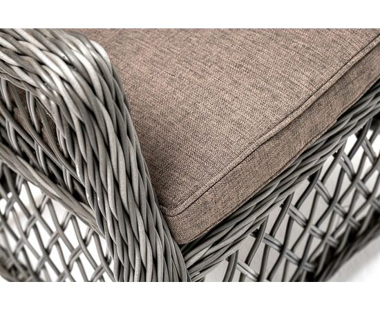 "Эспрессо–80 L" обеденная группа плетеная, цвет графит, изображение 10 | Интернет магазин мебели и декора LifeDekor