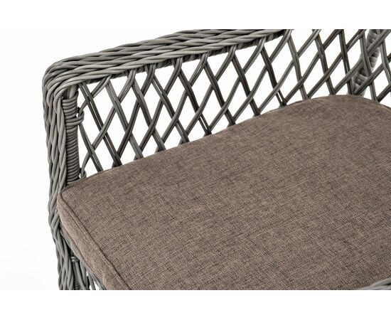 "Эспрессо–80 L" обеденная группа плетеная, цвет графит, изображение 11 | Интернет магазин мебели и декора LifeDekor