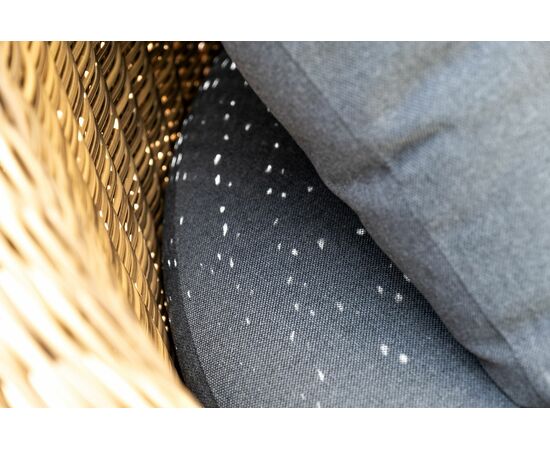 "Барселона" лаунж-зона из искусственного ротанга, цвет соломенный, изображение 15 | Интернет магазин мебели и декора LifeDekor