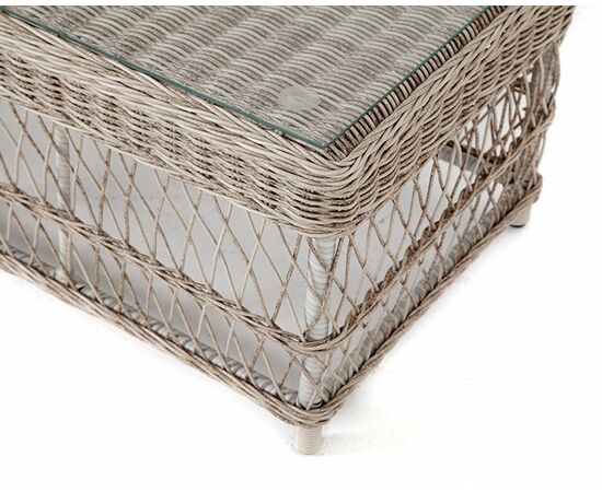 "Гранд Латте" стол журнальный из искусственного ротанга, цвет бежевый, изображение 4 | Интернет магазин мебели и декора LifeDekor
