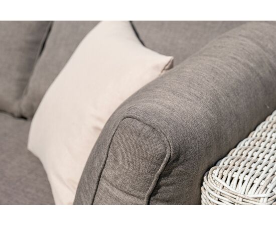 "Лунго" трансформирующаяся лаунж-зона из искусственного ротанга, цвет бежевый, изображение 13 | Интернет магазин мебели и декора LifeDekor