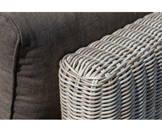 "Лунго" трансформирующаяся лаунж-зона из искусственного ротанга, цвет бежевый, изображение 14 | Интернет магазин мебели и декора LifeDekor