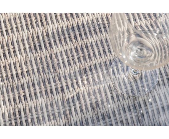 "Лунго" трансформирующаяся лаунж-зона из искусственного ротанга, цвет бежевый, изображение 15 | Интернет магазин мебели и декора LifeDekor