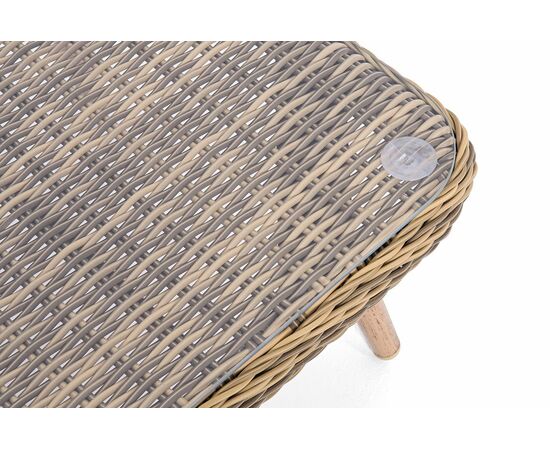 "Прованс" столик журнальный из ротанга, цвет соломенный, изображение 6 | Интернет магазин мебели и декора LifeDekor