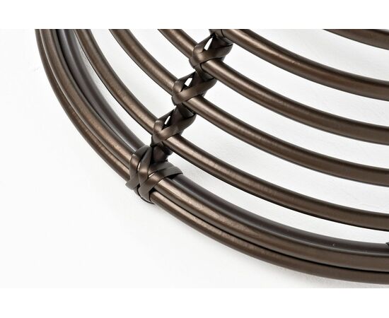 "Парма" кофейный столик из искусственного ротанга, цвет бронзовый, изображение 4 | Интернет магазин мебели и декора LifeDekor