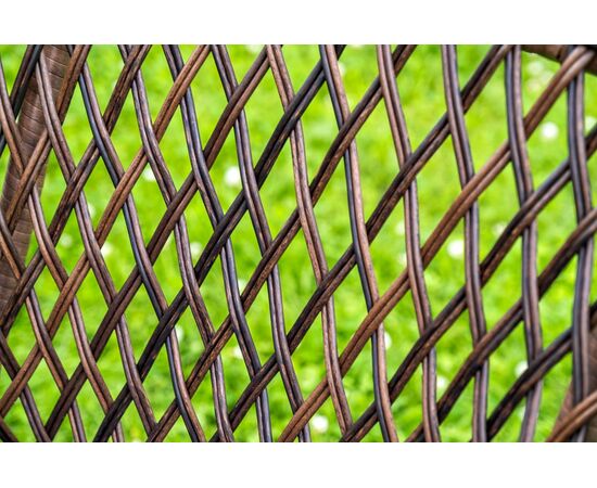 "Доппио" обеденная группа плетеная, цвет коричневый, изображение 7 | Интернет магазин мебели и декора LifeDekor