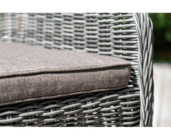 "Фредо" обеденная группа плетеная, цвет графит, изображение 6 | Интернет магазин мебели и декора LifeDekor