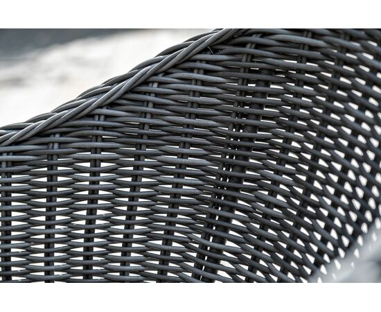 "Фредо" обеденная группа плетеная, цвет графит, изображение 7 | Интернет магазин мебели и декора LifeDekor