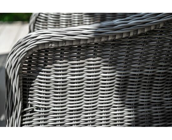 "Фредо" обеденная группа плетеная, цвет графит, изображение 10 | Интернет магазин мебели и декора LifeDekor