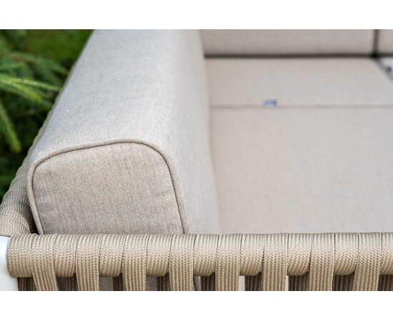 "Касабланка" модульная лаунж-зона из роупа (веревки), каркас из алюминия, изображение 13 | Интернет магазин мебели и декора LifeDekor