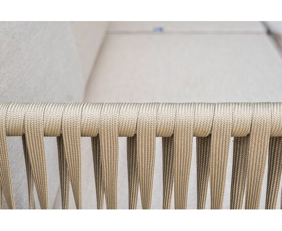 "Касабланка" модульная лаунж-зона из роупа (веревки), каркас из алюминия, изображение 14 | Интернет магазин мебели и декора LifeDekor