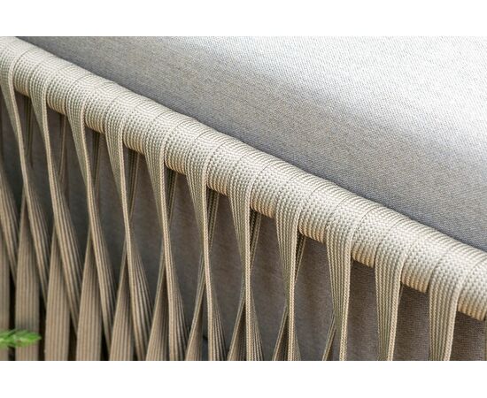 "Касабланка" модульная лаунж-зона из роупа (веревки), каркас из алюминия, изображение 15 | Интернет магазин мебели и декора LifeDekor