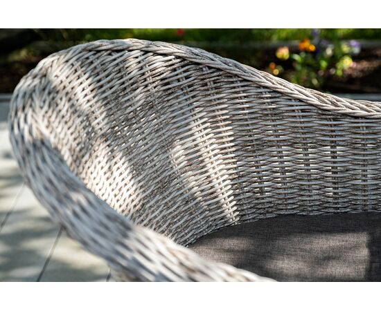 "Равенна" плетеное кресло из искусственного ротанга, цвет бежевый, изображение 16 | Интернет магазин мебели и декора LifeDekor