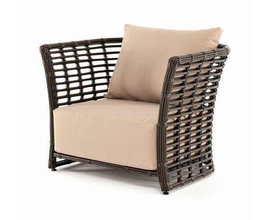 "Валенсия" кресло из искусственного ротанга, цвет бронзовый | Интернет магазин мебели и декора LifeDekor