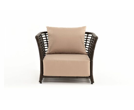 "Валенсия" кресло из искусственного ротанга, цвет бронзовый, изображение 2 | Интернет магазин мебели и декора LifeDekor