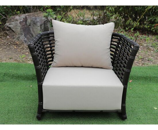 "Валенсия" кресло из искусственного ротанга, цвет бронзовый, изображение 10 | Интернет магазин мебели и декора LifeDekor