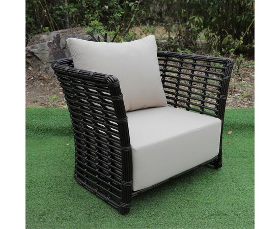 "Валенсия" кресло из искусственного ротанга, цвет бронзовый, изображение 11 | Интернет магазин мебели и декора LifeDekor