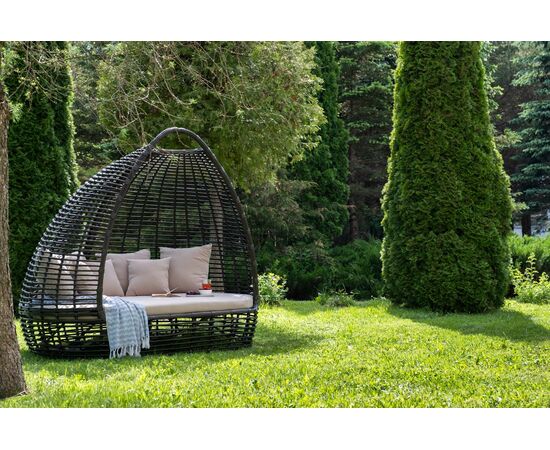 "Тенерифе" плетеная кровать, цвет бронзовый, изображение 6 | Интернет магазин мебели и декора LifeDekor