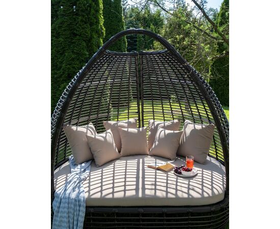 "Тенерифе" плетеная кровать, цвет бронзовый, изображение 10 | Интернет магазин мебели и декора LifeDekor