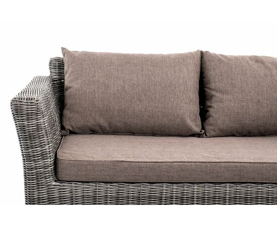 "Капучино Сингл" лаунж-зона из искусственного ротанга, цвет графит, изображение 18 | Интернет магазин мебели и декора LifeDekor