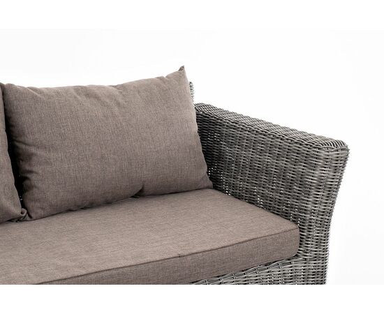 "Капучино Сингл" лаунж-зона из искусственного ротанга, цвет графит, изображение 19 | Интернет магазин мебели и декора LifeDekor