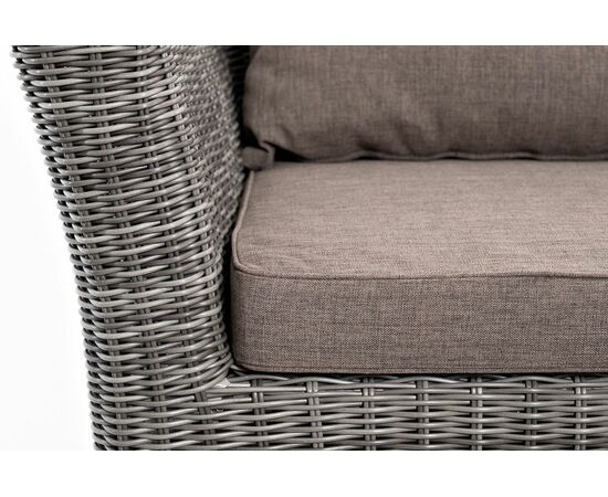 "Капучино Сингл" лаунж-зона из искусственного ротанга, цвет графит, изображение 21 | Интернет магазин мебели и декора LifeDekor